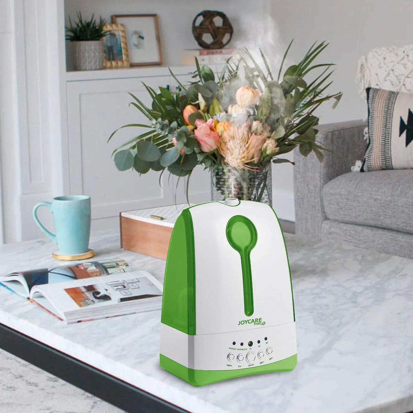 JOYCARE JC-491 Umidificatore Ionico Ultrasuoni Silenzioso Naturale