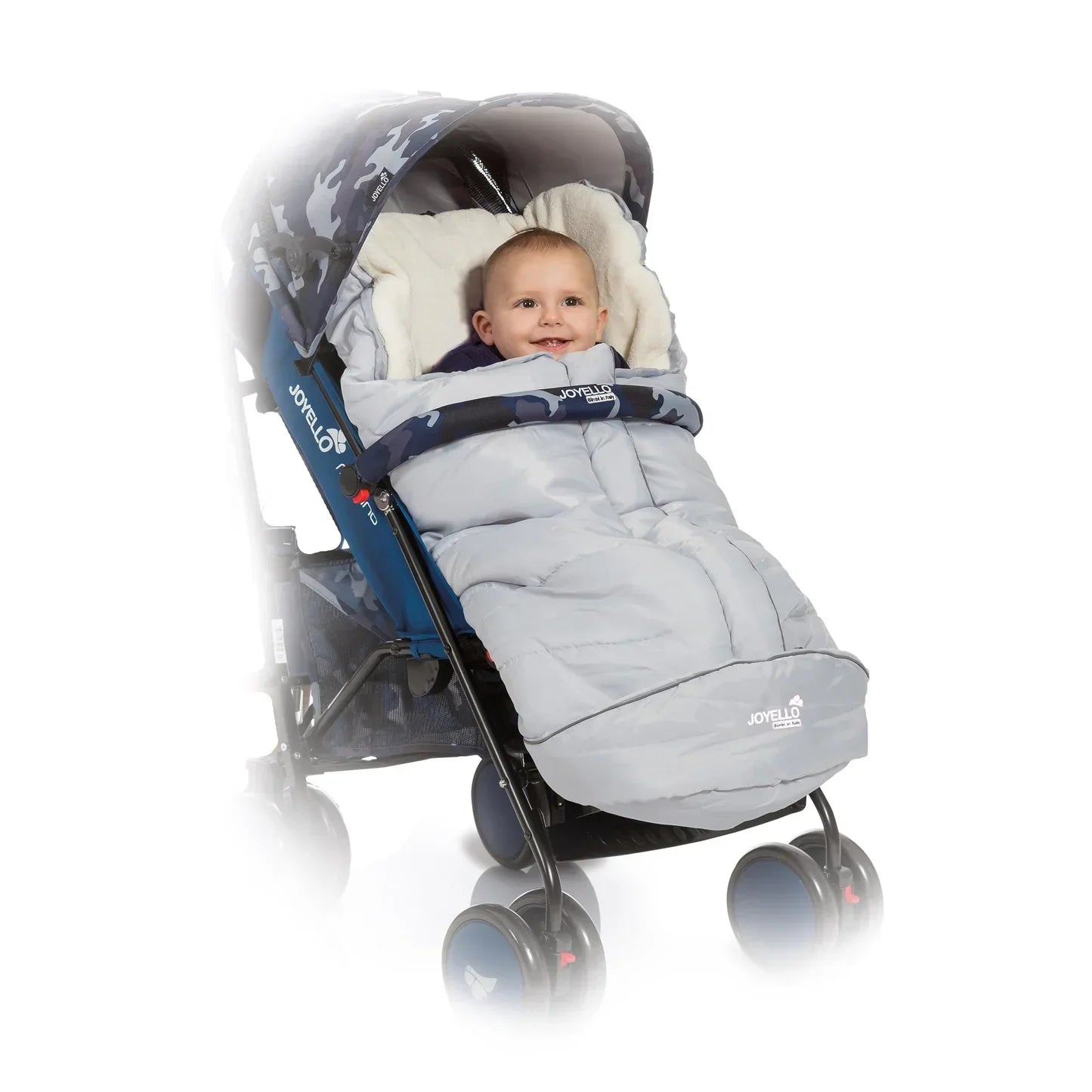 JOYELLO "Coccolone" Sacco Termico 100cm per Passeggino, Ovetto, Navicella