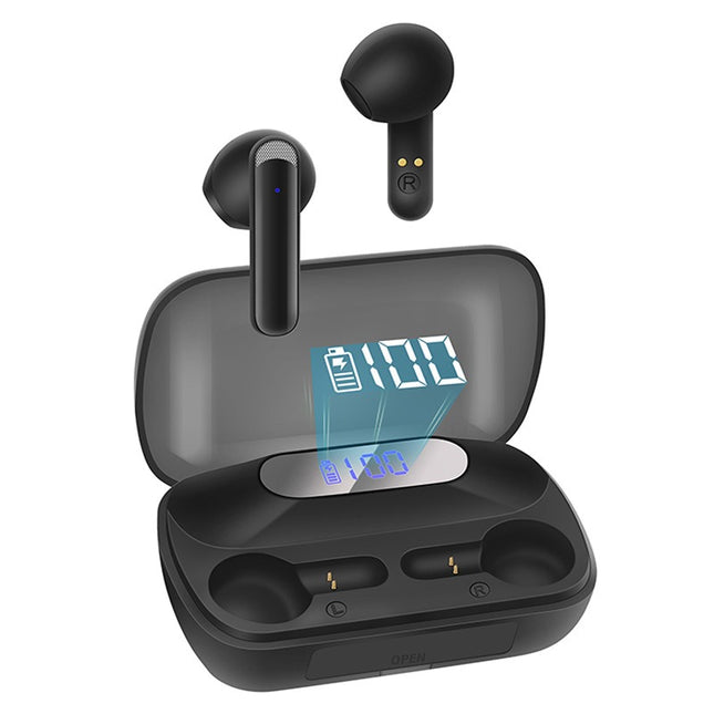 Wireless TWS Bluetooth Earbuds with Charging Power Bank Case for Long Lasting Music Playback