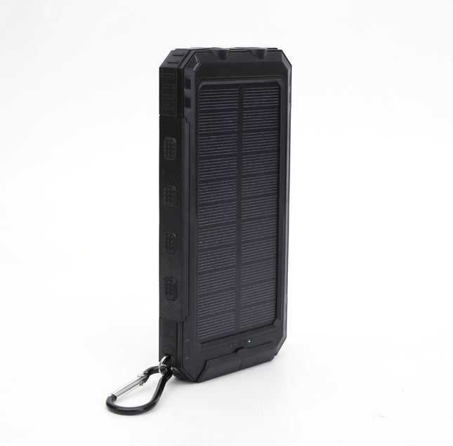 20000mAh Ultra Thin Solar Power Bank with Built-in Compass Waterproof Shockproof Portable Charger