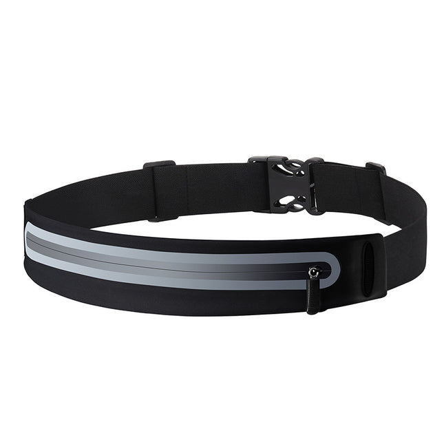 Ultra-Thin Waterproof Running Waist Belt for Fitness Marathon Mobile Phone Storage and Exercise
