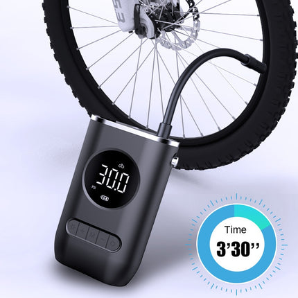 Portable Wireless Electric Tire Inflator Pump for Car and Bicycle Compact Handheld Air Compressor