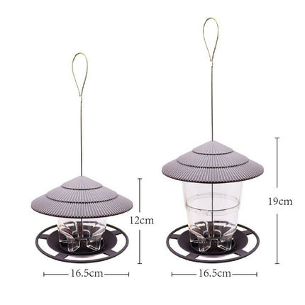 Multi-Functional Outdoor Hanging Automatic Bird Feeder Wildlife Garden Feeding Station Durable