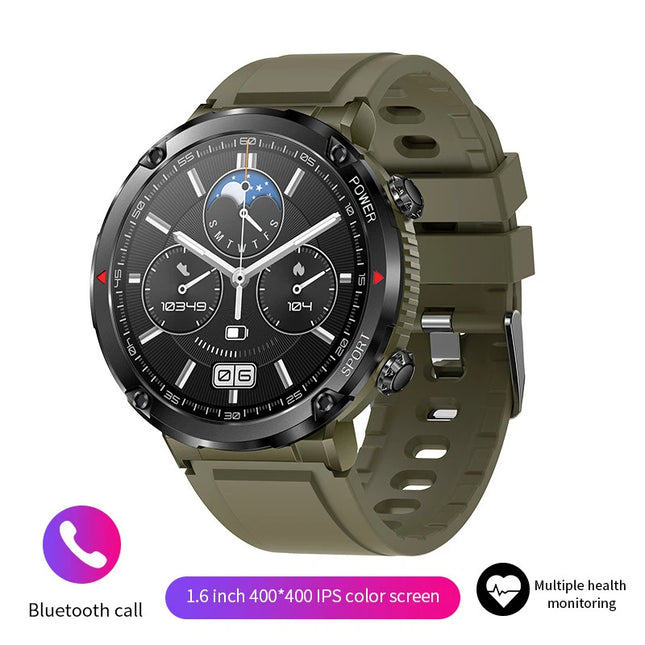 Smart Bluetooth Calling Fitness Watch with Music Control and Waterproof Sports Activity Tracker