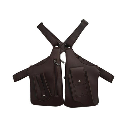 Anti-Theft PU Leather Underarm Bag with Hidden Pocket and Adjustable Strap for Secure Travel Use