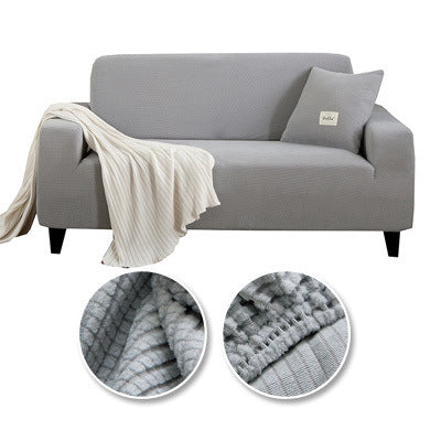 Elastic Sofa Cushion Cover All-Inclusive Fabric Slipcover for Single and Double Seat Furniture