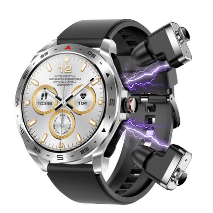 2-in-1 Smart Watch with Wireless Earbuds 1.52 Inch IPS Display Fitness Heart Rate Health Tracker