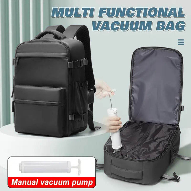 40x20x25 Cabin Travel Backpack with Vacuum Compression and Dedicated Padded Laptop Compartment