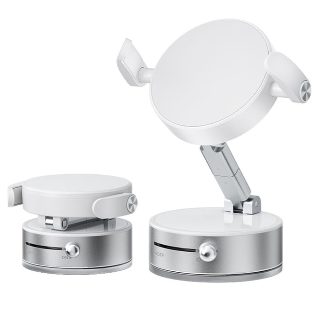 Universal Vacuum Phone Holder with Magnetic Suction Chuck for Hands Free Dashboard Navigation