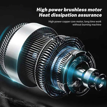 Meuleuse d'angle sans balais sans fil 125mm 1000W 21V outil de coupe 3 vitesses compatible avec batterie Makita