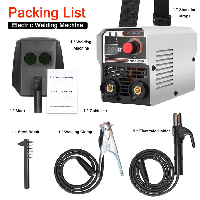 Multi-Process MIG TIG MMA Welding Machine 220V IGBT Inverter Welder Compact Portable Metal Tool 120A