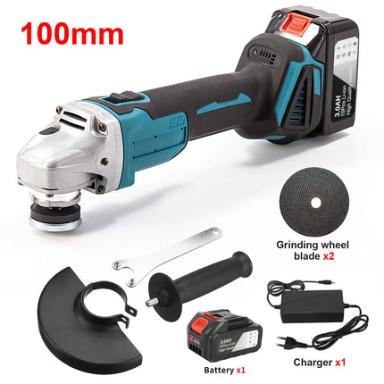 18V Bürstenloser kabelloser Winkelschleifer zum Schneiden und Polieren mit intelligentem Fehleranzeigebildschirm