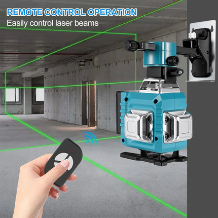16-Linien Grünstrahl 360-Grad-Laser-Nivelliergerät mit Stativ, selbstnivellierendes horizontales und vertikales Werkzeug