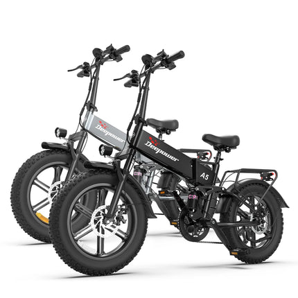 1500W Klappbares Elektrofahrrad 48V 15,6Ah Fat Tire Geländefahrrad für Berg- und Schnee-Pendler