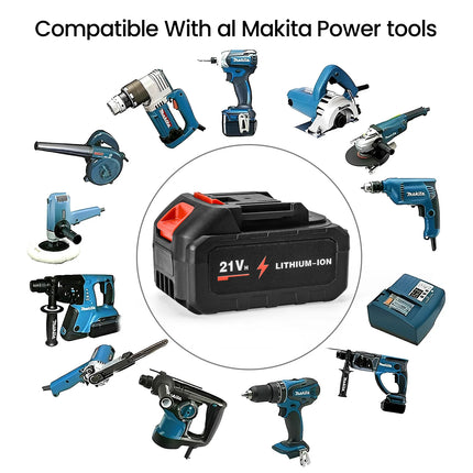 18V 13Ah Lithium-Ionen Ersatzakku für Makita BL1860B BL1860 BL1850 Akku-Elektrowerkzeug-Serie