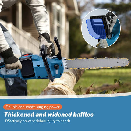 18 Zoll kabellose Elektrokettensäge 3000W Holzarbeiten Astschneider für Makita 18V Akkusystem