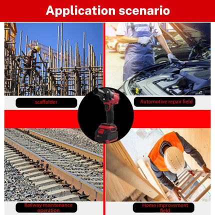 18V kabelloser bürstenloser 1/2-Zoll-Schlagschrauber und 1/4-Zoll-Schraubendreher für Milwaukee-Akkus