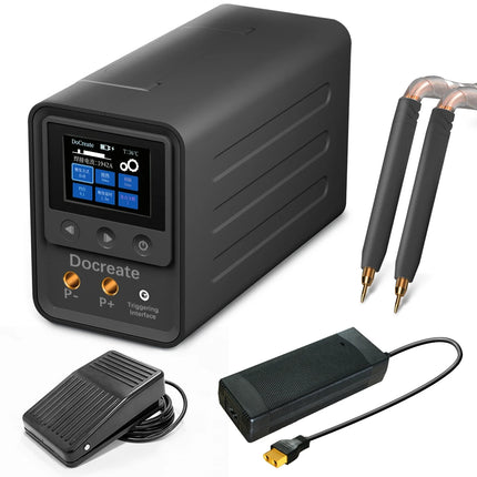 Professionelle Kondensator-Punktschweißmaschine 10KW 1800A für 18650 Akku-Pack Reparatur 0,6mm Dicke