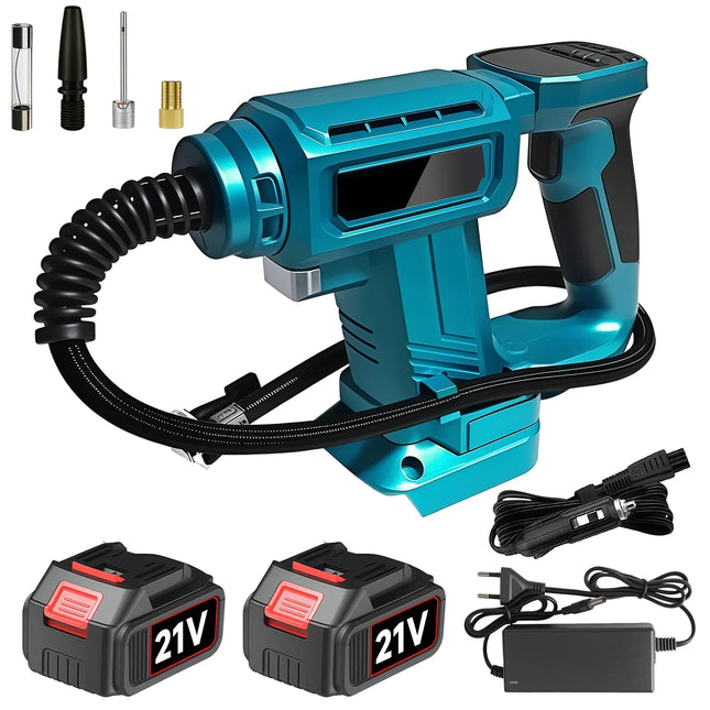 18V Cordless Portable Tire Inflator for Makita Batteries Digital Air Compressor for Car Tires
