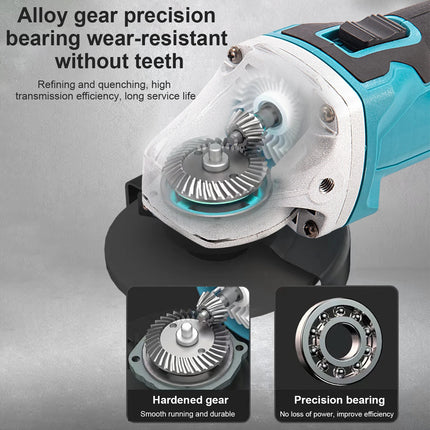 18V Bürstenloser kabelloser Winkelschleifer zum Schneiden und Polieren mit intelligentem Fehleranzeigebildschirm