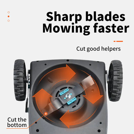 18V Kabelloser bürstenloser Rasentrimmer mit verstellbarem Teleskopstiel und 3-stufiger Schnitthöhenverstellung