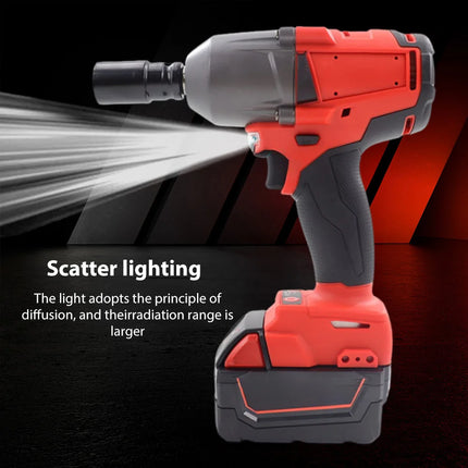 18V kabelloser bürstenloser Schlagschrauber 1/2-Zoll-Antrieb 1300NM hohes Drehmoment für Milwaukee-Akkus