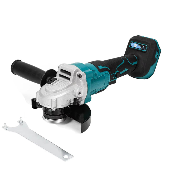 125mm Cordless Brushless Angle Grinder 3-Speed Cutting Tool Compatible with Makita 18V LXT Batteries