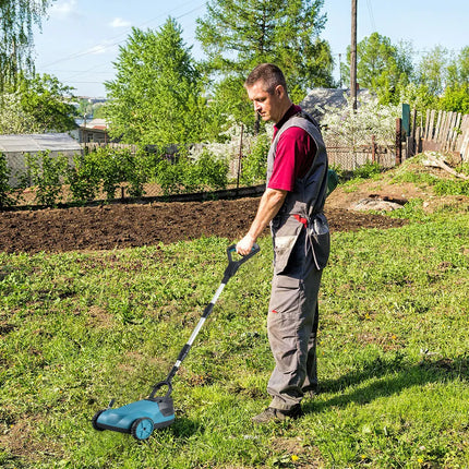 18V Kabelloser bürstenloser Rasentrimmer mit verstellbarem Teleskopstiel und 3-stufiger Schnitthöhenverstellung