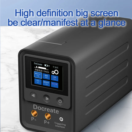 Professionelle Kondensator-Punktschweißmaschine 10KW 1800A für 18650 Akku-Pack Reparatur 0,6mm Dicke