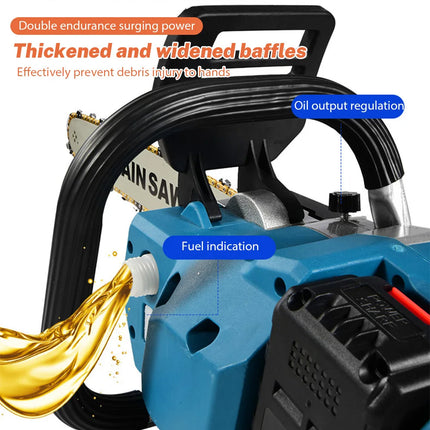 18 Zoll kabellose Elektrokettensäge 3000W Holzarbeiten Astschneider für Makita 18V Akkusystem