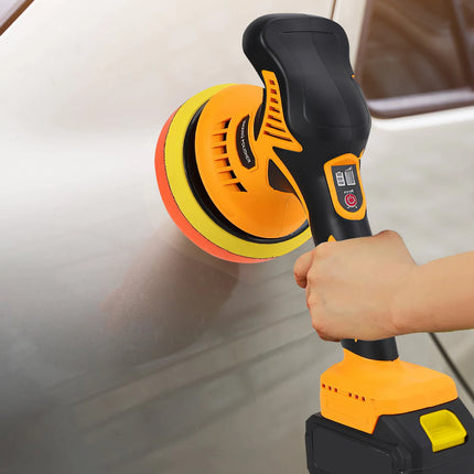 150mm Kabelloser elektrischer Autopolierer 21V 380W Gebürstete Poliermaschine mit 8-Gang Drehzahlregelung