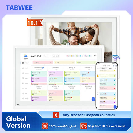 10.1 Inch WiFi Digital Smart Display Touchscreen Home Command Center for Family Schedules and Chores