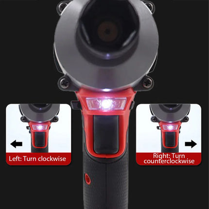 18V kabelloser bürstenloser Schlagschrauber 1/2-Zoll-Antrieb 1300NM hohes Drehmoment für Milwaukee-Akkus