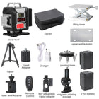 16-Linien 360-Grad Grünstrahl Laser-Nivelliergerät mit Stativ, selbstnivellierendes horizontales und vertikales Werkzeug