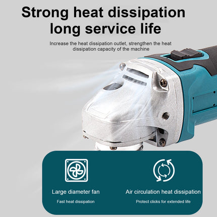 18V Bürstenloser kabelloser Winkelschleifer zum Schneiden und Polieren mit intelligentem Fehleranzeigebildschirm
