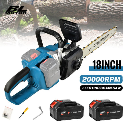 18 Zoll kabellose Elektrokettensäge 3000W Holzarbeiten Astschneider für Makita 18V Akkusystem