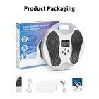 EMS TENS Foot Massager with 12 Modes and 20 Intensity Levels for Pain Relief and Blood Circulation