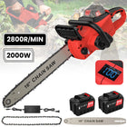 16 Zoll kabellose elektrische Kettensäge 21V bürstenloser Motor 2000W Holzverarbeitung Garten Forstwerkzeug