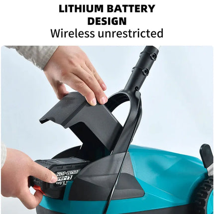 18V Kabelloser bürstenloser Rasentrimmer mit verstellbarem Teleskopstiel und 3-stufiger Schnitthöhenverstellung