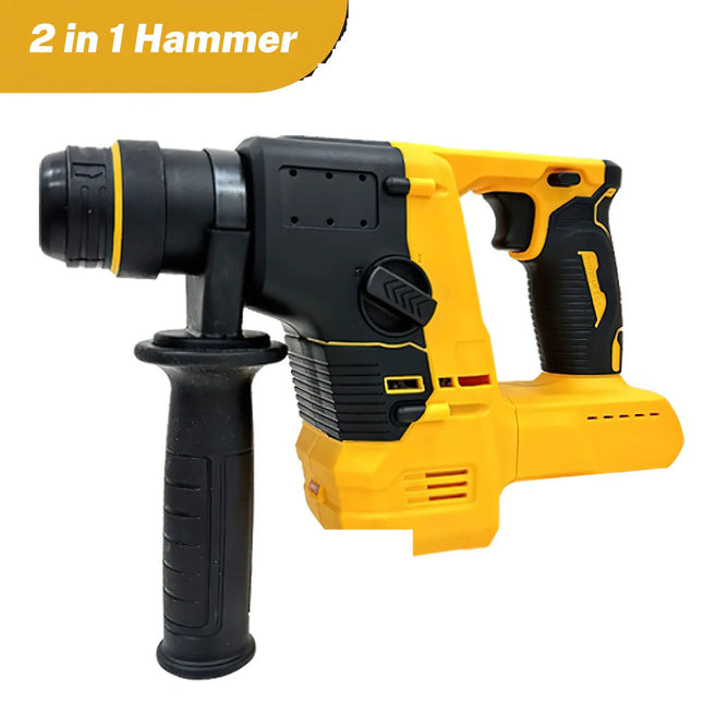 20V Bürstenloser Akku-Bohrhammer 2-Modus Elektrisches Schlagwerkzeug Kompatibel mit 20V Akkus