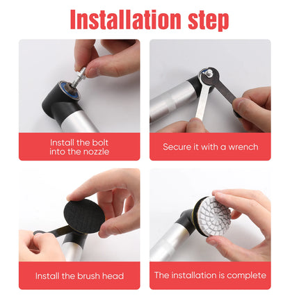 Meuleuse rotative électrique 380W, 220V vitesse variable polisseuse portative pour carrelage, pierre et métal