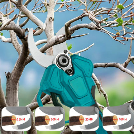 18V Kabellose elektrische Gartenschere mit 40mm bürstenlosem Motor für effizientes Baumschneiden