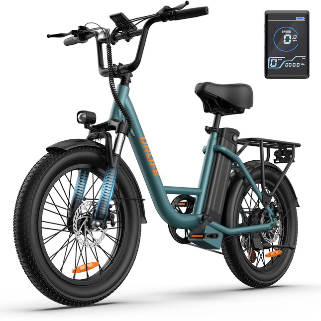 1000W Fat Tire Electric Bike with 48V 13Ah Removable Battery, 7-Speed Gears and Dual Disc Brakes