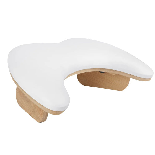 Ergonomic U-Shaped Nail Arm Rest for Manicure - Soft PU Leather Hand Support Cushion for Salon Use