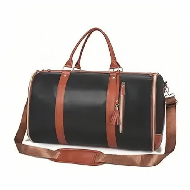 Large Capacity Folding Suit Bag Women's Travel Handbag Convenient Business Luggage Crossbody