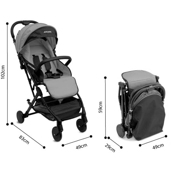 Passeggino Super leggero, Chiusura compatta, Accessori inclusi, JOYCARE® COMODO