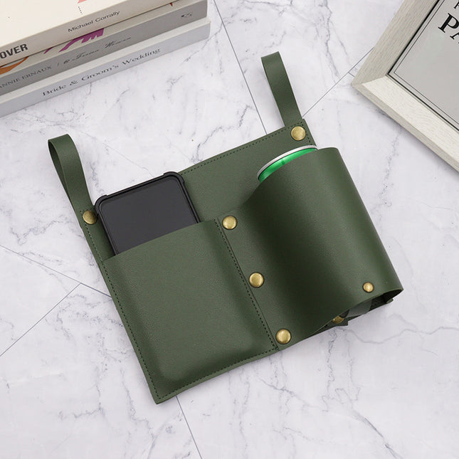 Durable Camping Chair Side Storage Bag for Phones Drinks and Outdoor Gear Organization Accessory