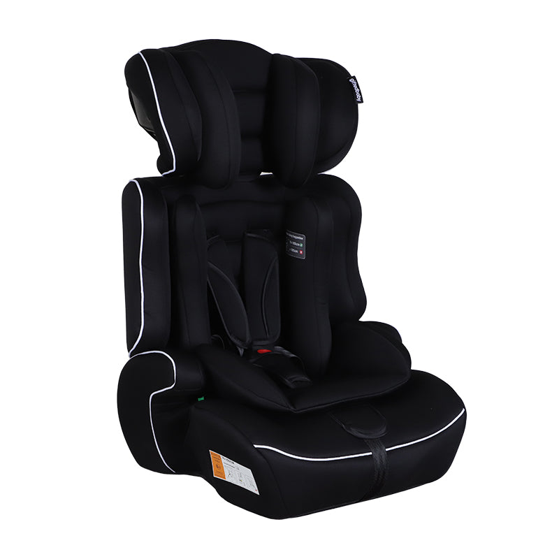 GiftedBaby HC01 Universal Car Seat 76–150 cm ECE R129 i-Size Booster Mode No ISOFIX Fits All Cars 3-in-1 Grows with Your Child Removable and Washable Cover Colors Black/Grey+Black
