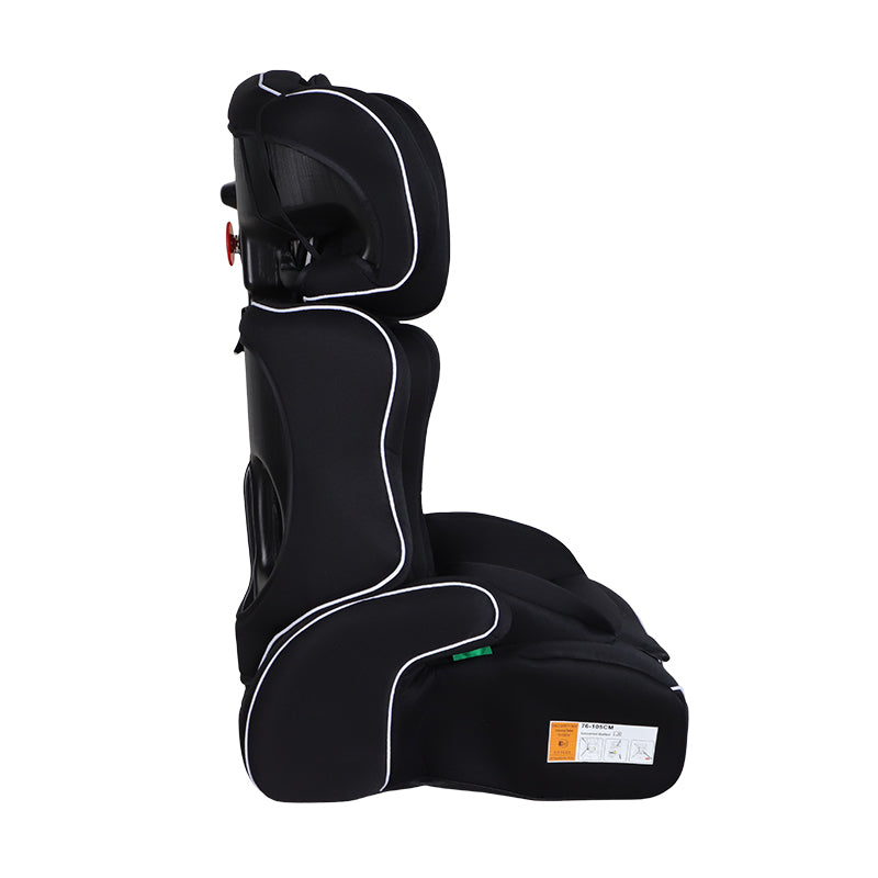 GiftedBaby HC01 Universal Car Seat 76–150 cm ECE R129 i-Size Booster Mode No ISOFIX Fits All Cars 3-in-1 Grows with Your Child Removable and Washable Cover Colors Black/Grey+Black