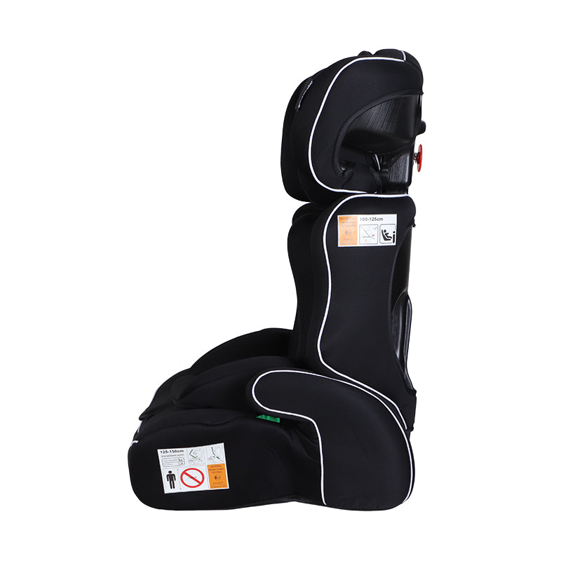 GiftedBaby HC01 Universal Car Seat 76–150 cm ECE R129 i-Size Booster Mode No ISOFIX Fits All Cars 3-in-1 Grows with Your Child Removable and Washable Cover Colors Black/Grey+Black